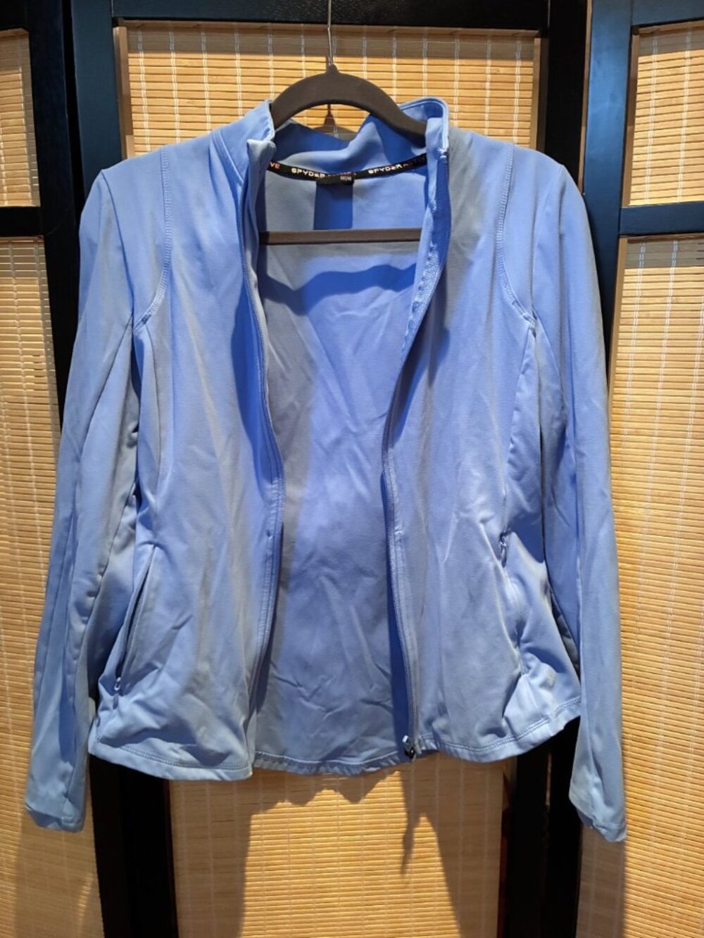 Spyder Active Periwinkle Full-Zip Athletic Jacket M